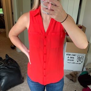 EXPRESS sleeveless portofino shirt
